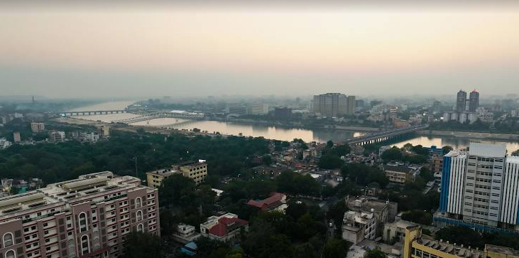 Ahmedabad business district